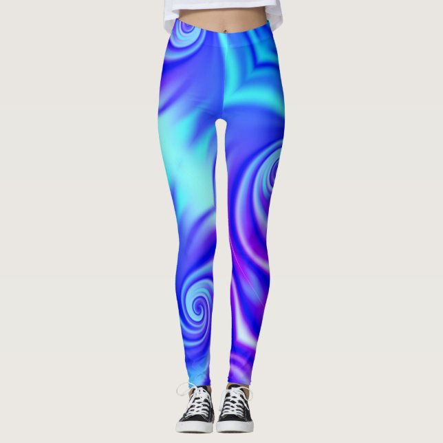 blue vortex leggings (Front)