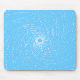 blue vortex mouse pad