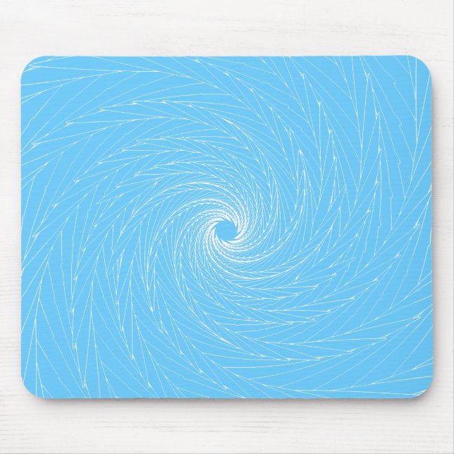 blue vortex mouse pad (Front)