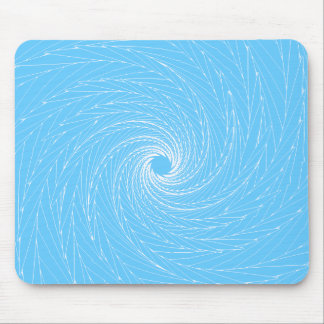 blue vortex mouse pad