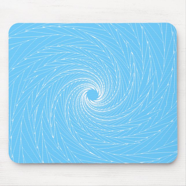 blue vortex mouse pad (Front)