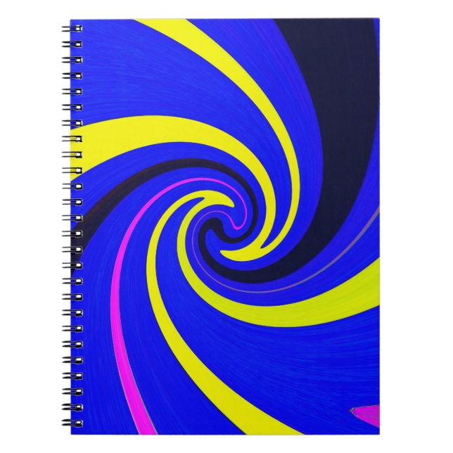 Blue vortex notebook (Front)