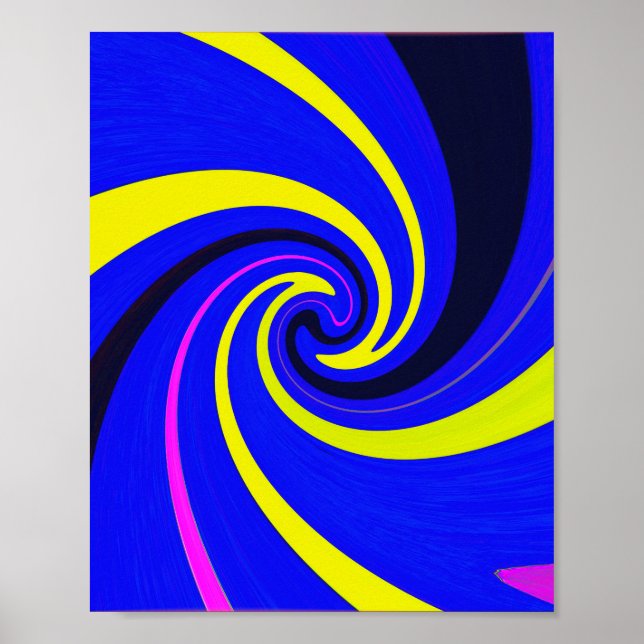 Blue vortex poster (Front)