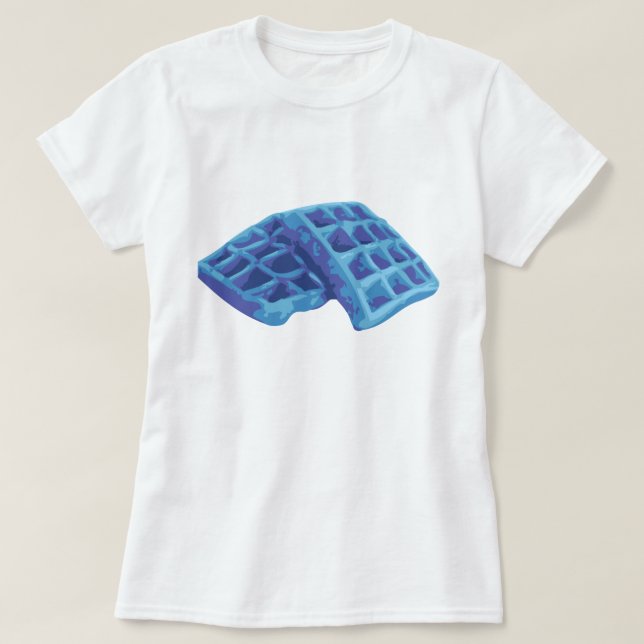 Blue Waffle T-Shirt (Design Front)