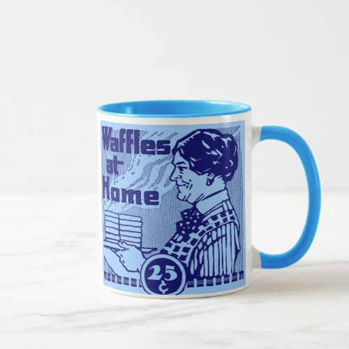 Blue WAFFLES Coffee Mug