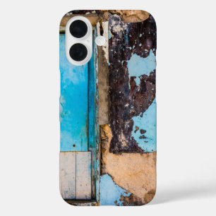 Blue wall and door iPhone 16 case