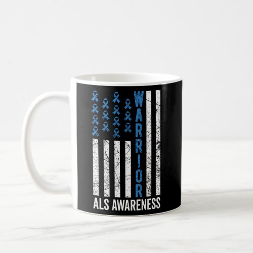 Blue Warrior For Als Awareness Coffee Mug