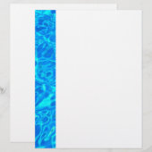 blue water background Letterhead (Front/Back)