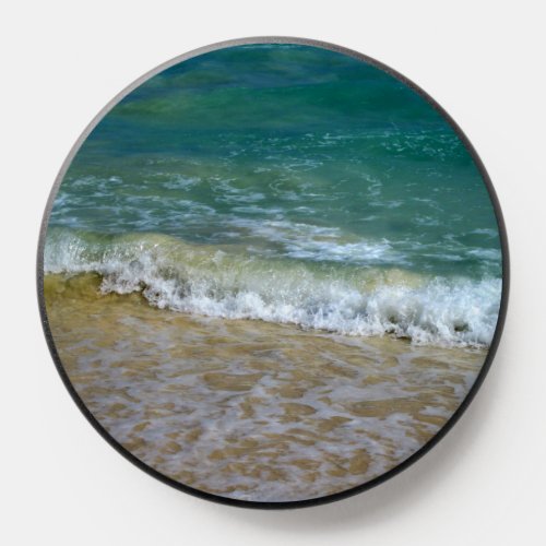 Blue Water Beach Wave Popgrip PopSocket