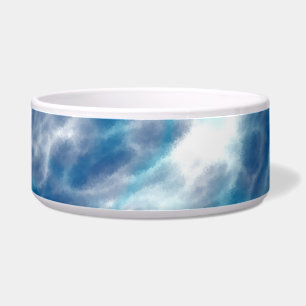 Blue water bowl