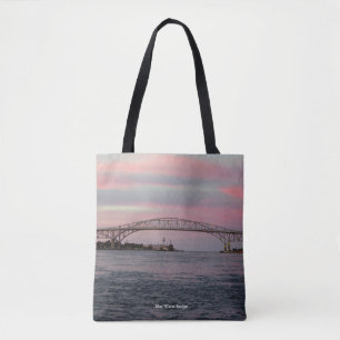 Blue Water Bridge tote bag