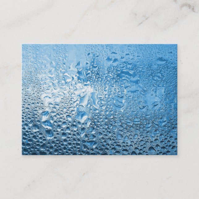 Blue Water Business Card (Front)