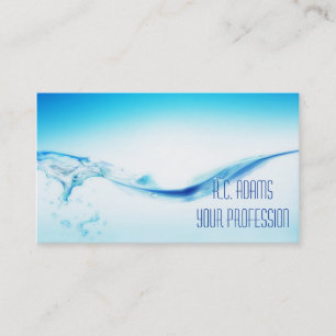 Blue Water Business Card