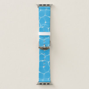 Blue Water Caustics Swimming Pool A Watch Band