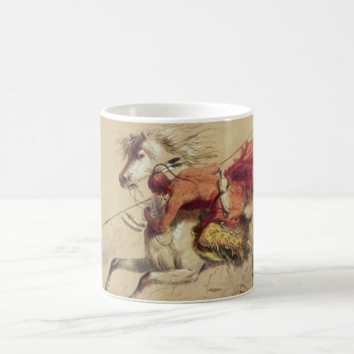 Blue Water Creek Battle By Alfred Jacob Miller Coffee Mug