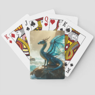 blue water dragon poker cards