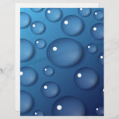 Blue Water Drop Texture (Front/Back)
