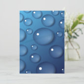 Blue Water Drop Texture (Standing Front)