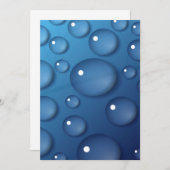 Blue Water Drop Texture (Front/Back)
