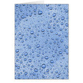 Blue water droplets (Front)