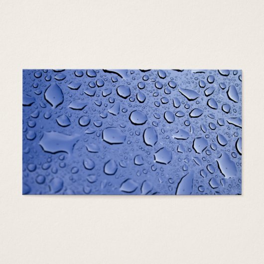 Blue Water Droplets (Front)