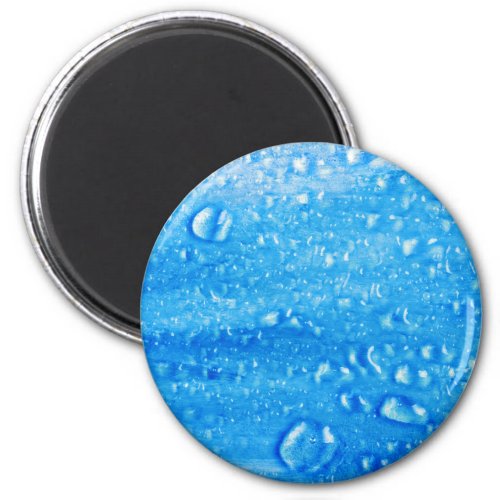 Blue Water Drops Magnet