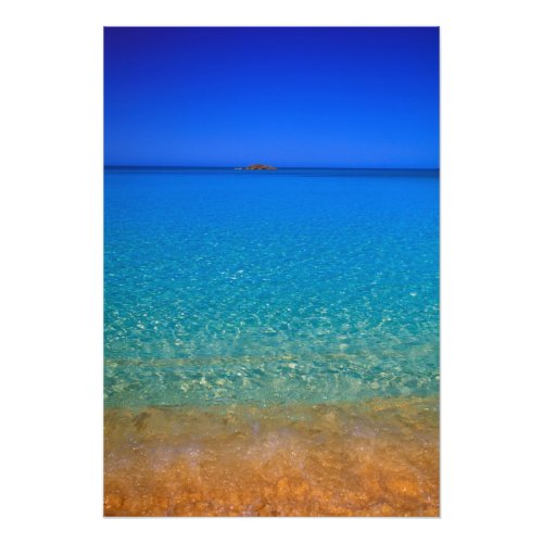 Blue water Exuma Islands Bahamas Photo Print