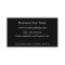 Blue Water Lotus Flower Asian 2 Business Card