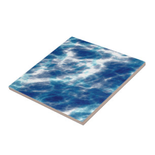 Blue Water Marble Ceramic Tile