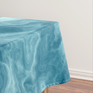 Blue Water Marble Tablecloth