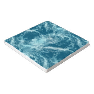 Blue Water Marble Trivet
