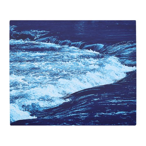 Blue Water Metal Print