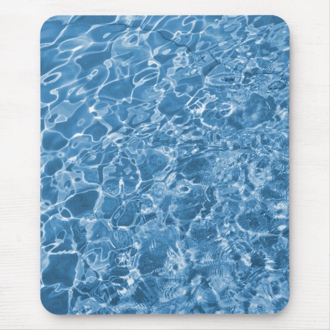 blue water mouse pad (Front)