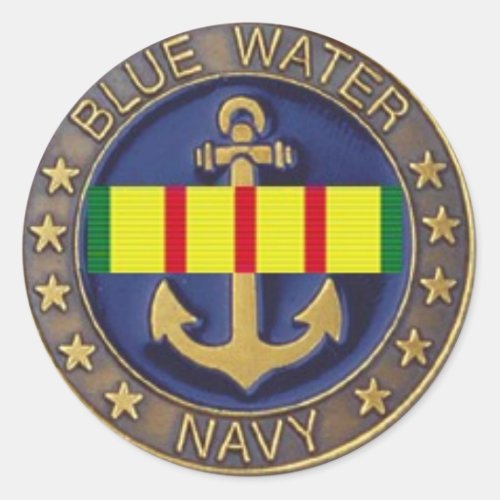 Blue Water Navy Decal Sticker