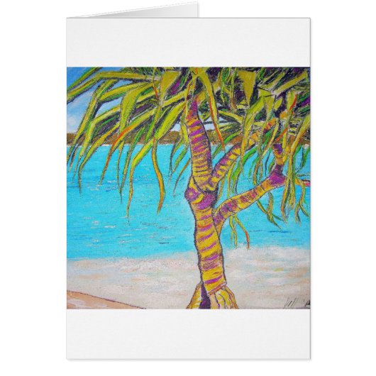Blue Water Pandanas Cards (Front)