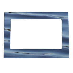 Blue water pattern magnetic frame