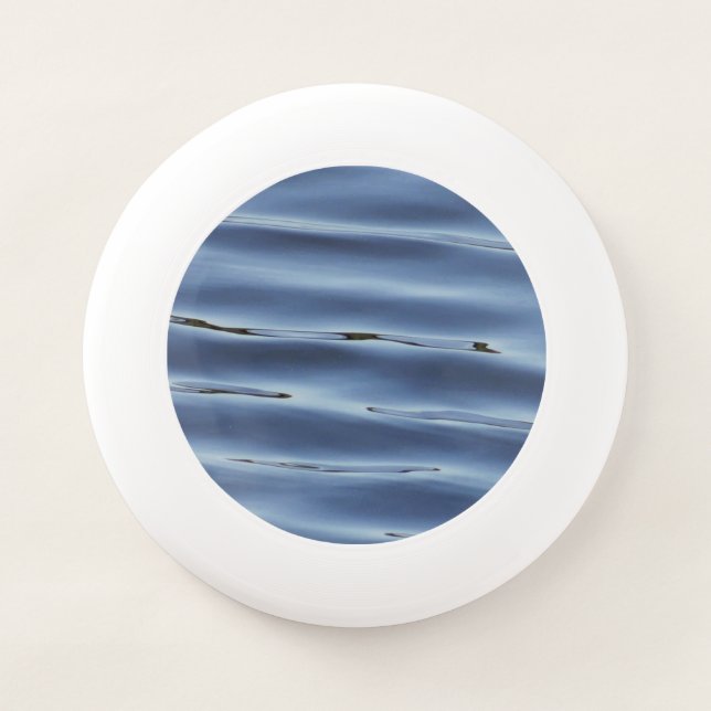 Blue water pattern Wham-O frisbee (Front)