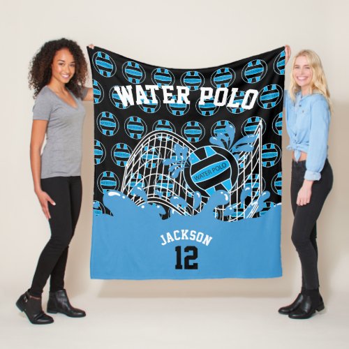 Blue _ Water Polo ️ Sport in  Fleece Blanket