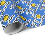 Blue water polo sports Christmas wrapping paper<br><div class="desc">Blue water polo sports Christmas wrapping paper rolls. Cute print pattern wrappingpaper for Christmas Holidays,  Birthday,  and other occasions. Customizable background color. Fun waterpolo giftwrap for kids and adults.</div>