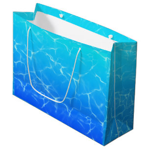 Blue Water Reflecting Large Gift Bag