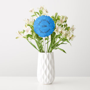 Blue Water Ripples Birthday Balloon