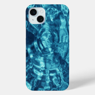 Blue Water Ripples iPhone 15 Plus Case