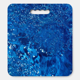 Blue water seat cushion