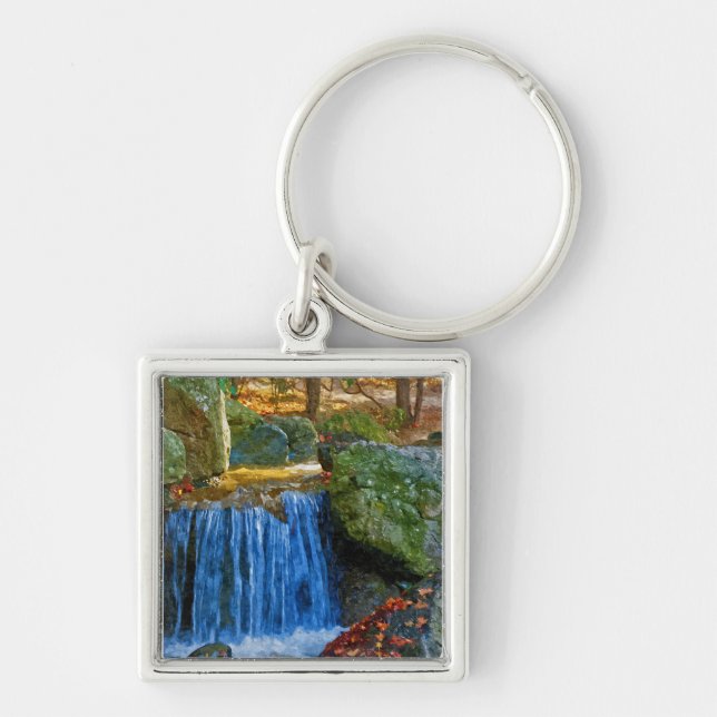 Blue Water Spring Keychain (Front)