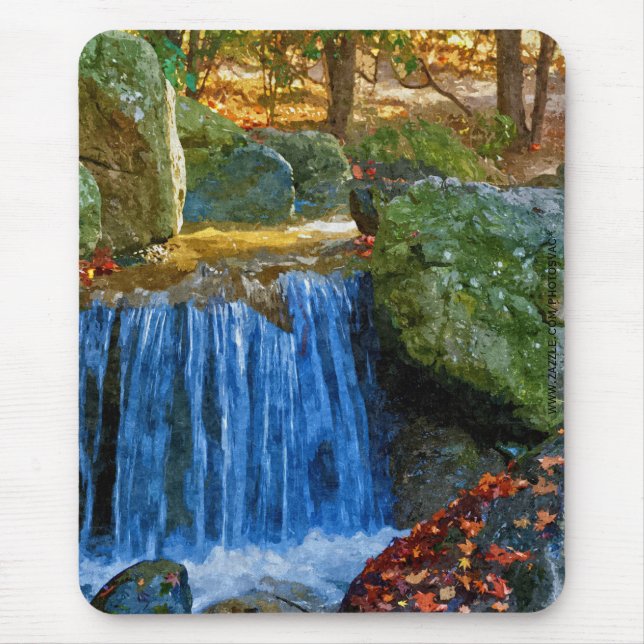 Blue Water Spring Mousepad (Front)