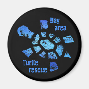 Blue Water Turtle Magnet