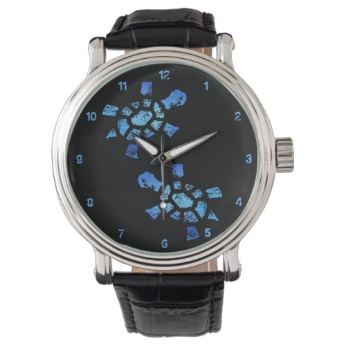 Blue Water Turtle Time Watch