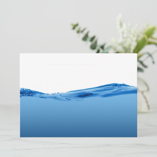 Blue water wave (Standing Front)