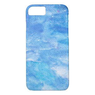 blue watercolor abstract iPhone 8/7 case