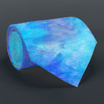 Blue Watercolor Abstract Design Tie<br><div class="desc">Blue abstract art in watercolor. Blues,  purples and pinks mix together to create a dreamy pattern.</div>